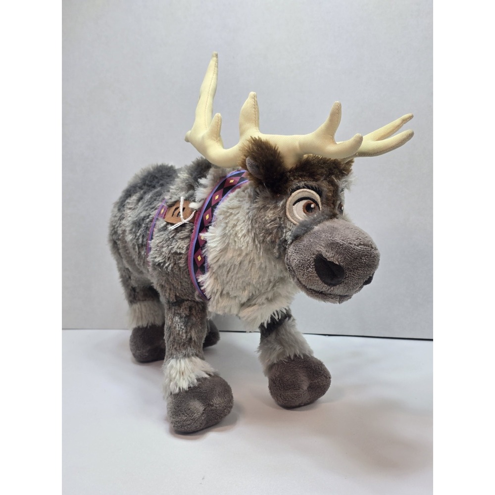 Disney Parks FROZEN SVEN Reindeer 16" Plush Posable Stuffed Animal